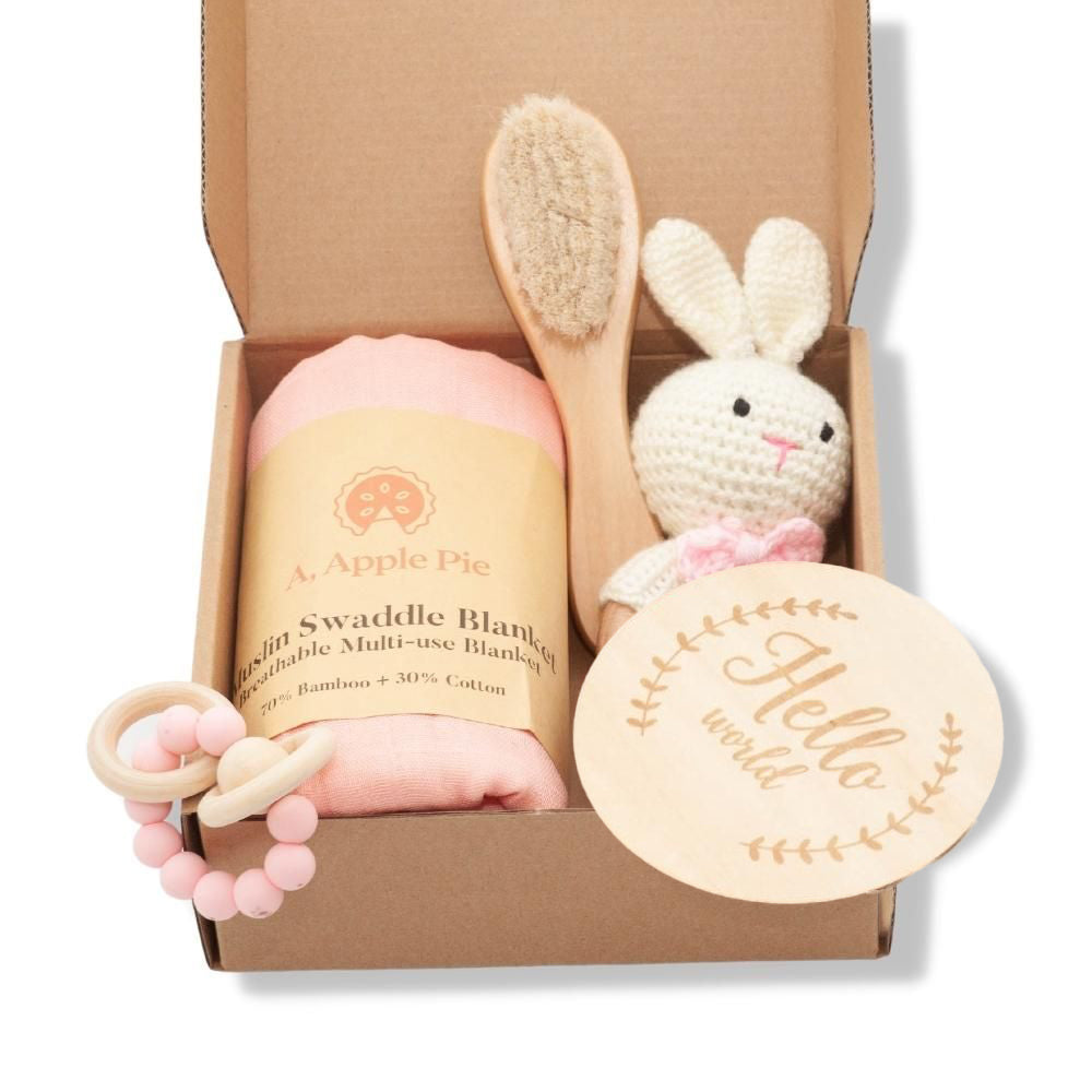 A, Apple Pie Baby Simple Joy Gift Set (5 Designs) - Pupsik Singapore