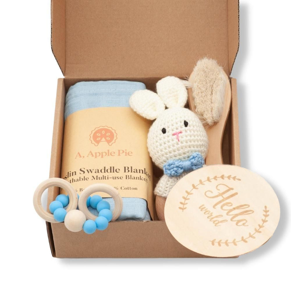 A, Apple Pie Baby Simple Joy Gift Set (5 Designs) - Pupsik Singapore