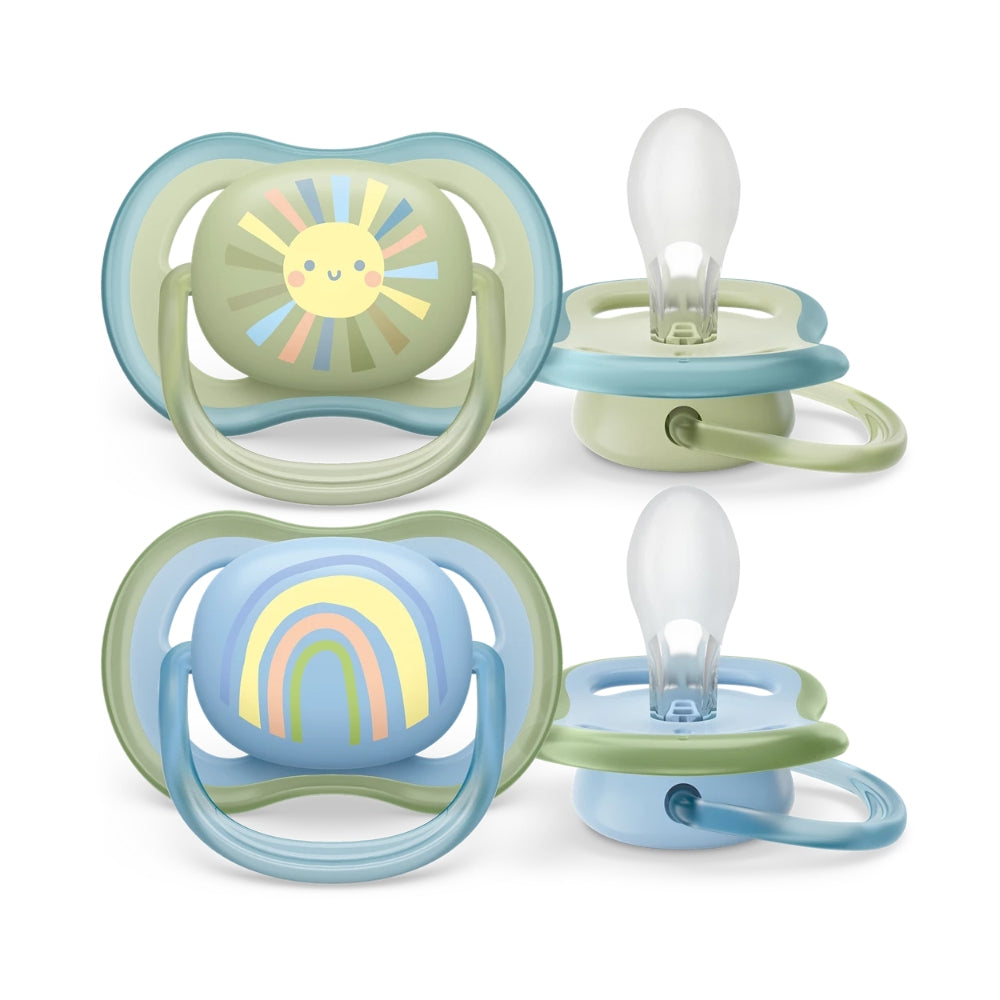 Philips Avent Ultra Air Pacifier, 2pk - 0-6M (10 Designs)