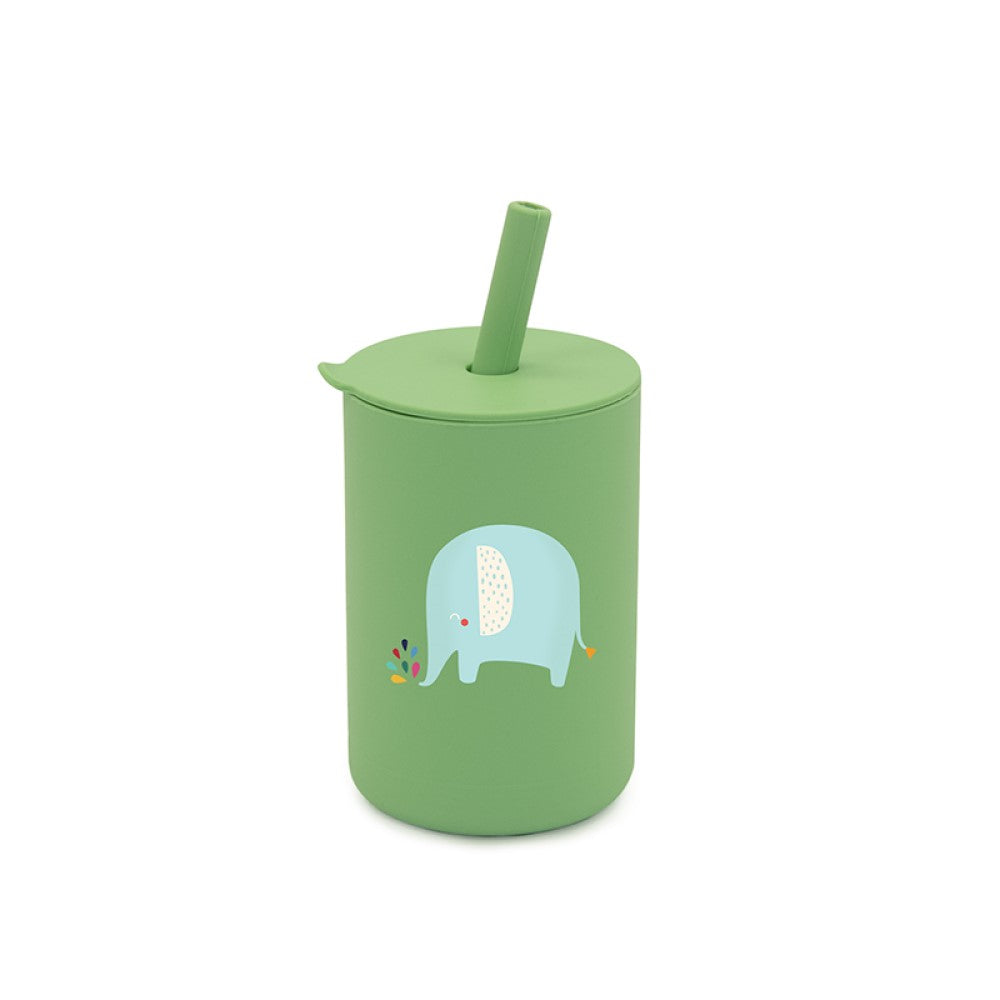 Biomom Silicone Printed Straw Cup (13 Designs)