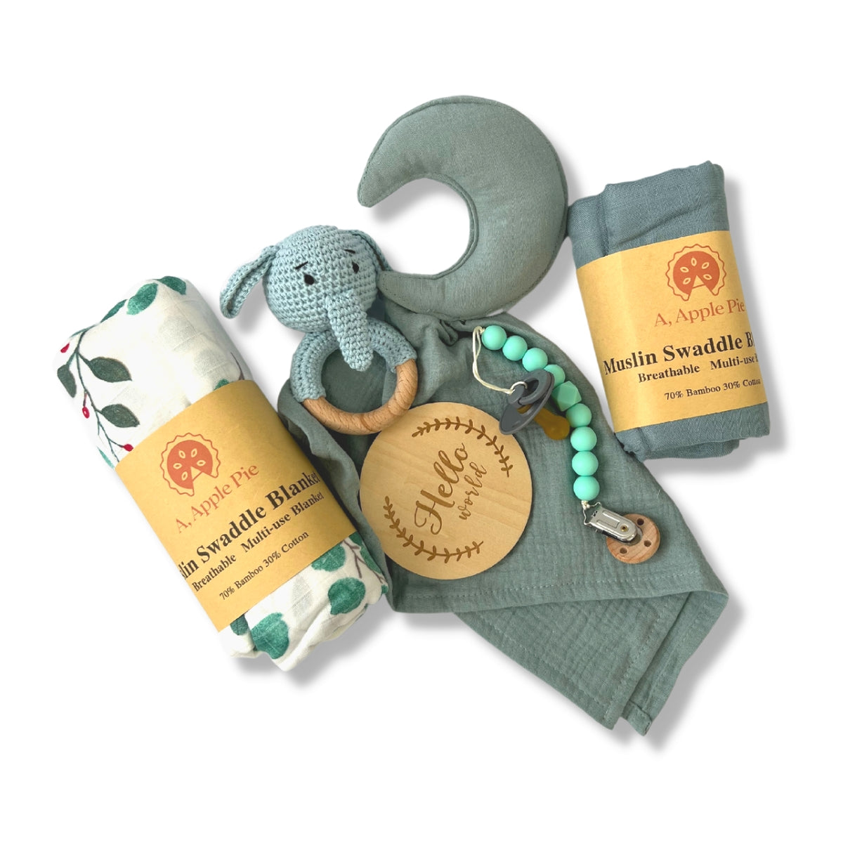 A, Apple Pie Baby Sweet Dreams Gift Set (4 Designs) - Pupsik Singapore