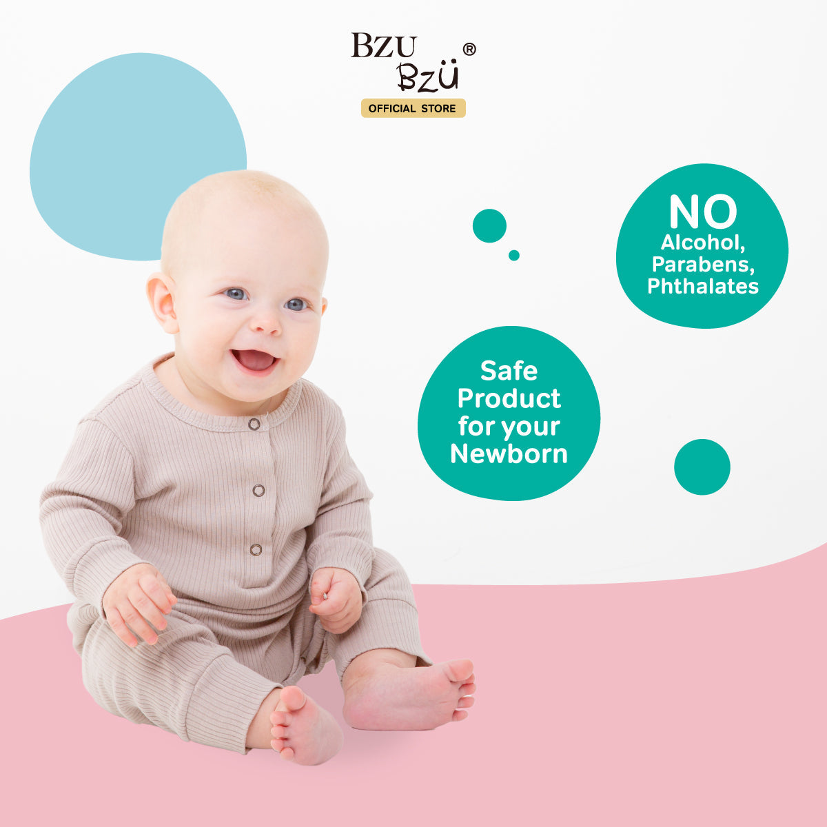 [Bundle] BZU BZU New Antibacterial Baby Wipes, 48 x 30s (Exp 03/27)