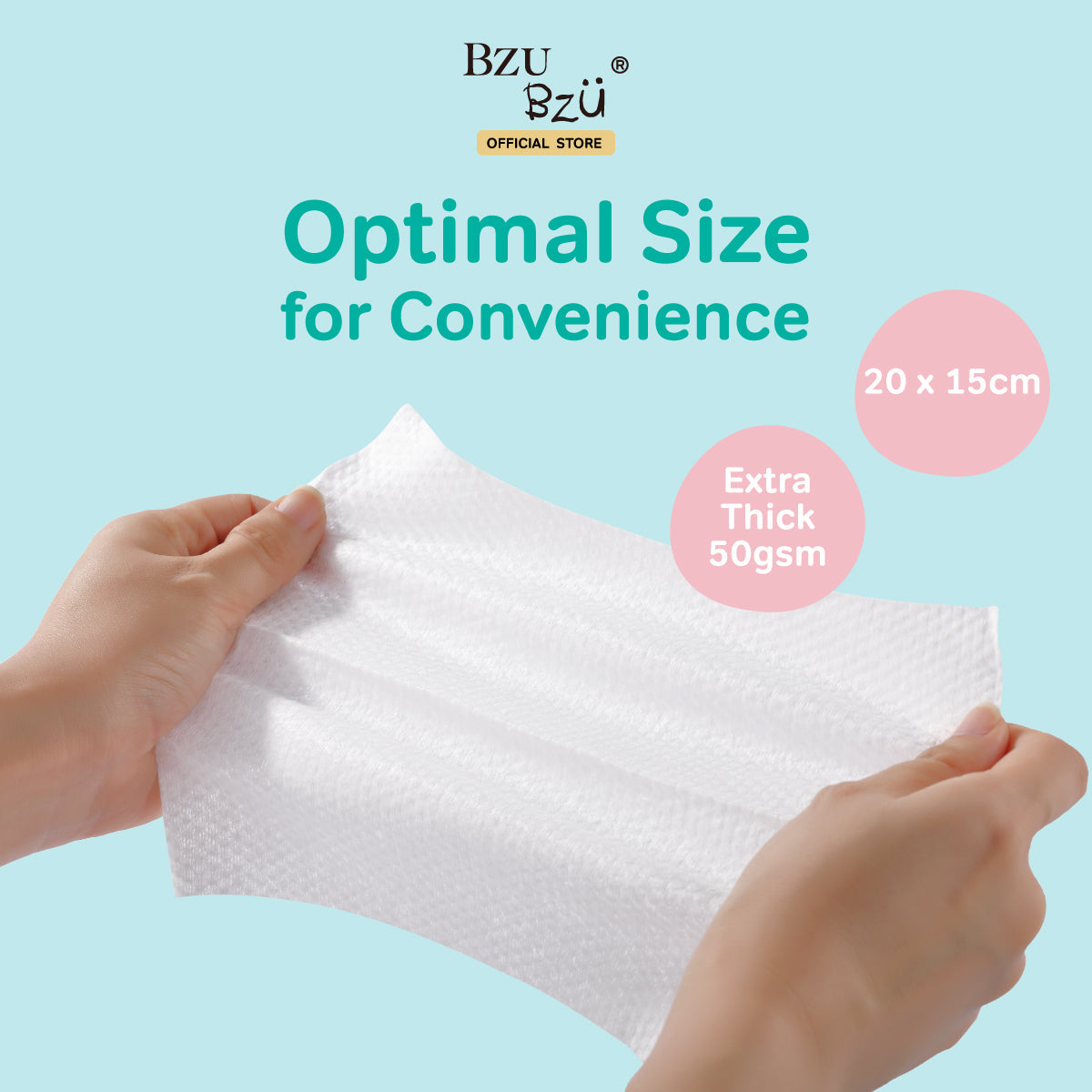 [Bundle] BZU BZU New Antibacterial Baby Wipes, 48 x 30s (Exp 03/27)