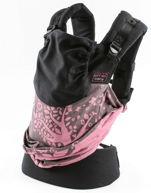 Emeibaby Hybrid Half Wrap Conversion Baby Carrier (9 designs) - Pupsik Singapore
