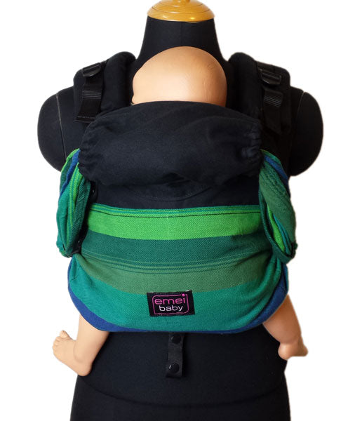 Emeibaby Hybrid Half Wrap Conversion Baby Carrier (9 designs) - Pupsik Singapore