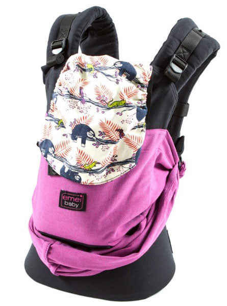 Emeibaby Hybrid Half Wrap Conversion Baby Carrier (9 designs) - Pupsik Singapore