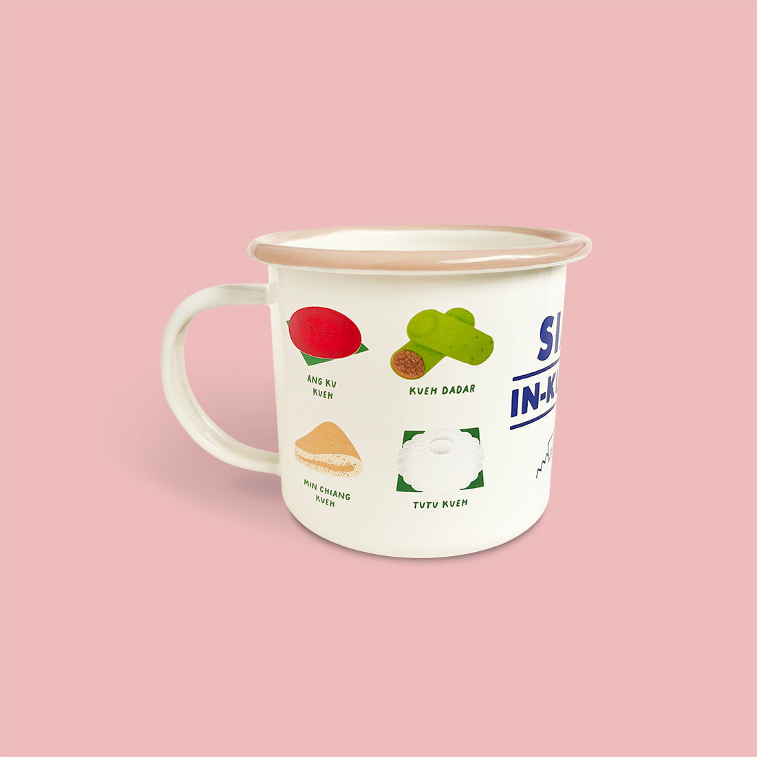 The Little Drom Store Enamel Mug (6 Designs) - Pupsik Singapore