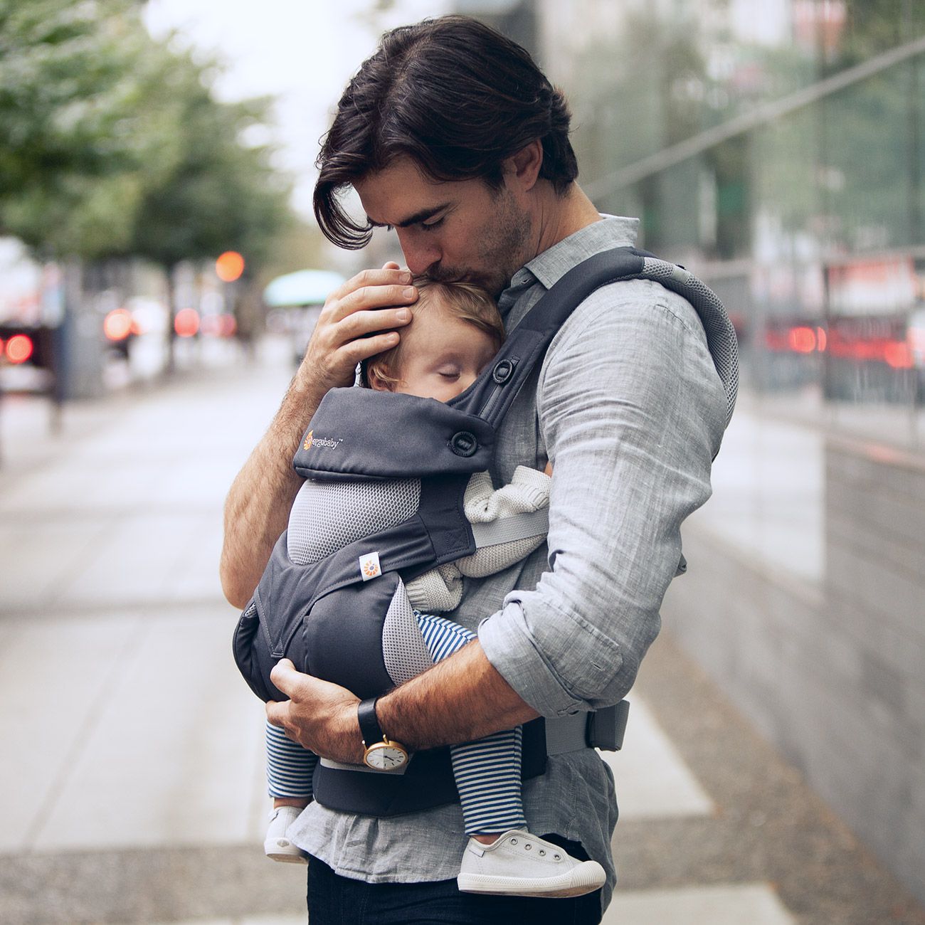Ergobaby All Position 360 Cool Air Mesh Baby Carrier - Carbon Grey - Pupsik Singapore