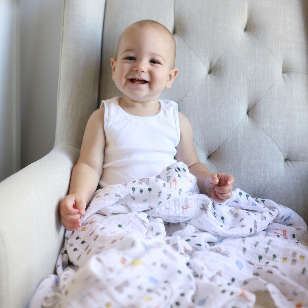 Aden Anais Essentials Muslin Cotton Swaddle (44 x 44 in), 4pk (32 Designs)