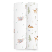 Aden Anais Essential Muslin Cotton Swaddle (47 x 47 in), 2pk - Disney + Friends Bambi
