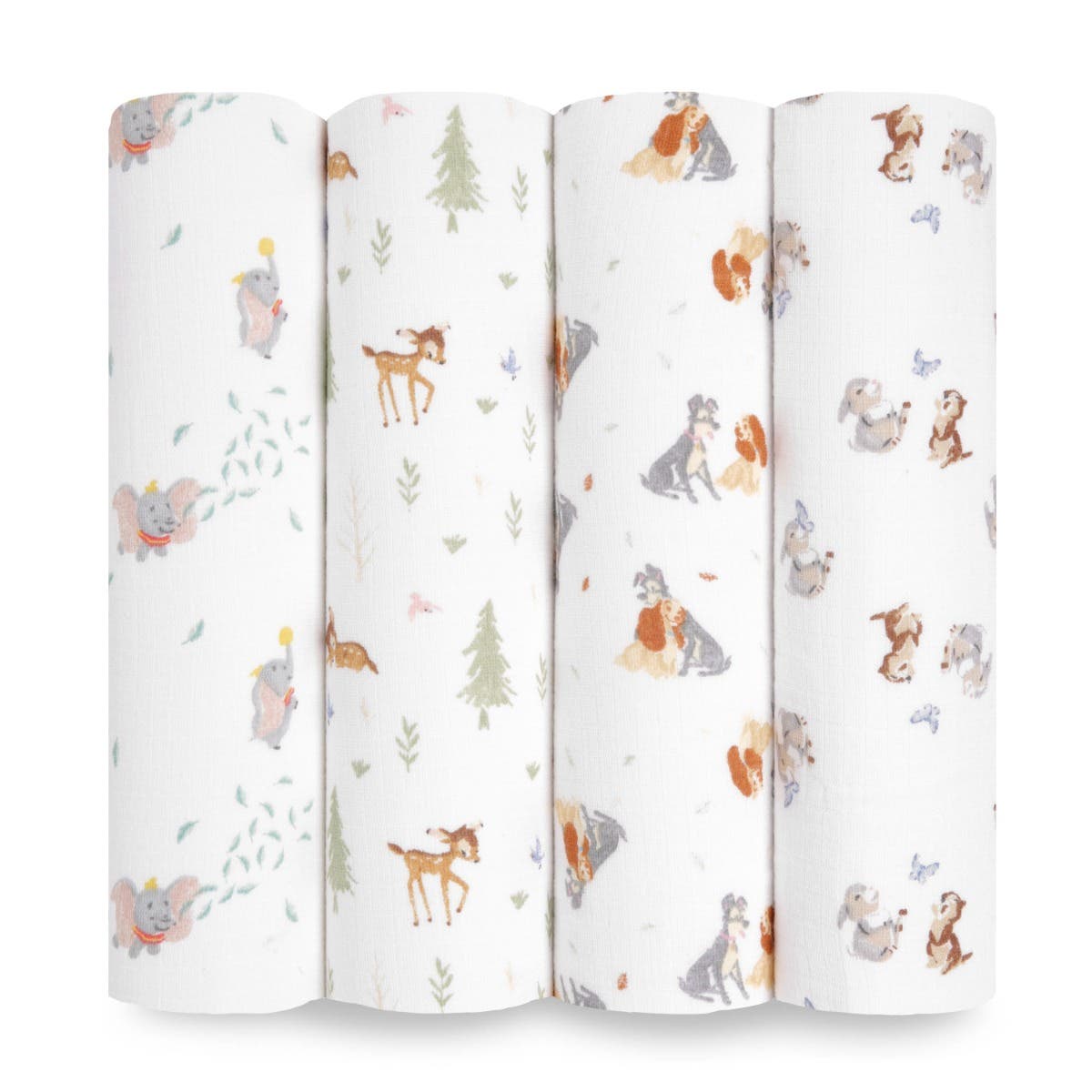 Aden Anais Essentials Muslin Cotton Swaddle (44 x 44 in), 4pk (31 Designs) - Pupsik Singapore
