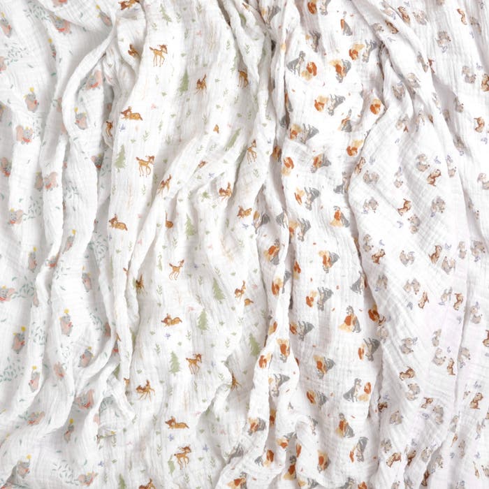 Aden Anais Essentials Muslin Cotton Swaddle (44 x 44 in), 4pk (31 Designs) - Pupsik Singapore