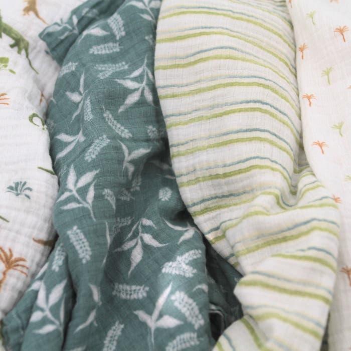 Aden Anais Essentials Muslin Cotton Swaddle (44 x 44 in), 4pk (31 Designs) - Pupsik Singapore