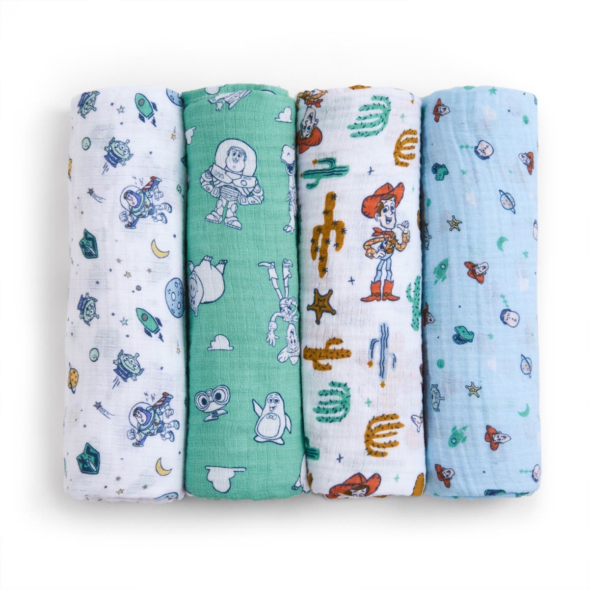 Aden Anais Essentials Muslin Cotton Swaddle (44 x 44 in), 4pk (32 Designs)