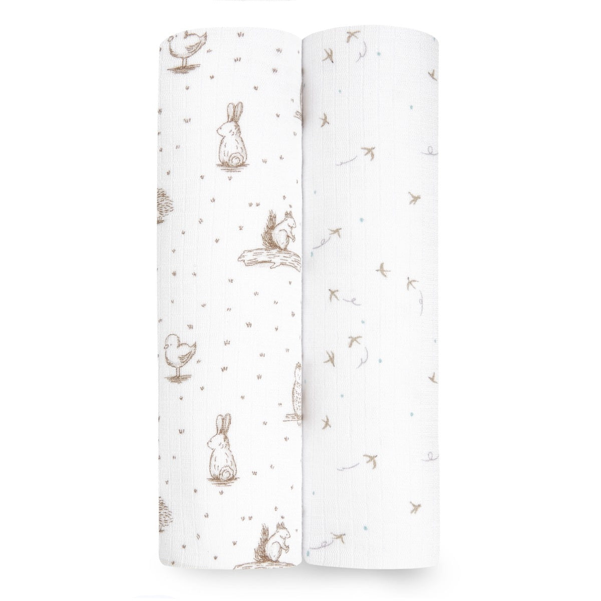 Aden Anais Silky Soft Bamboo Swaddle (44 x 44 in), 2pk (6 Designs) - Pupsik Singapore