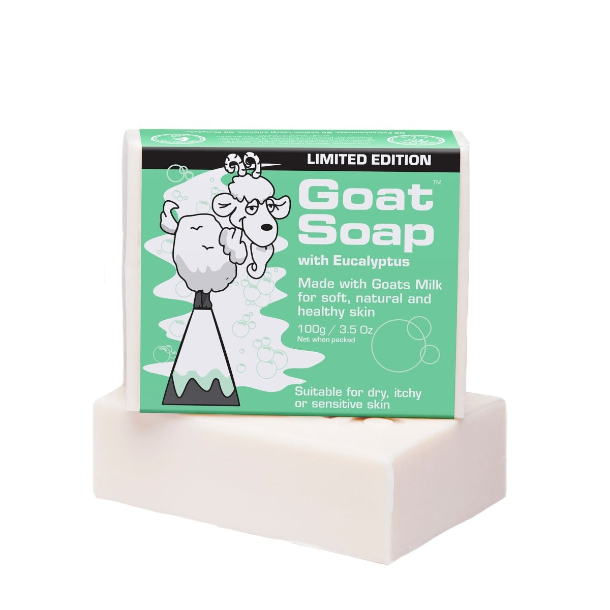 Goat is GOAT Goat Milk Soap with Eucalyptus, 100g