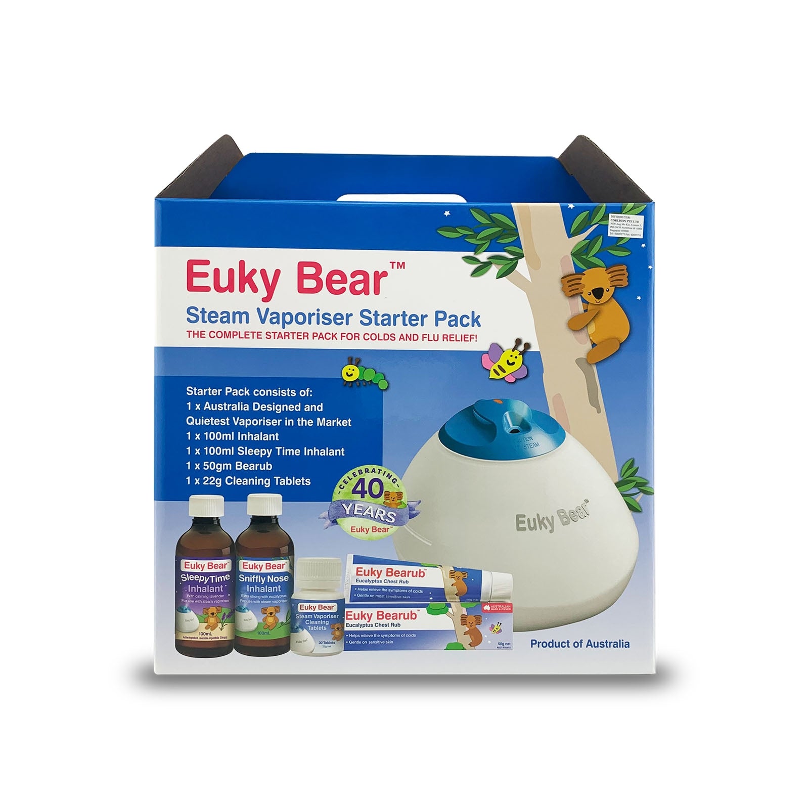 Euky Bear Steam Vaporiser Starter Pack - exp 08/26