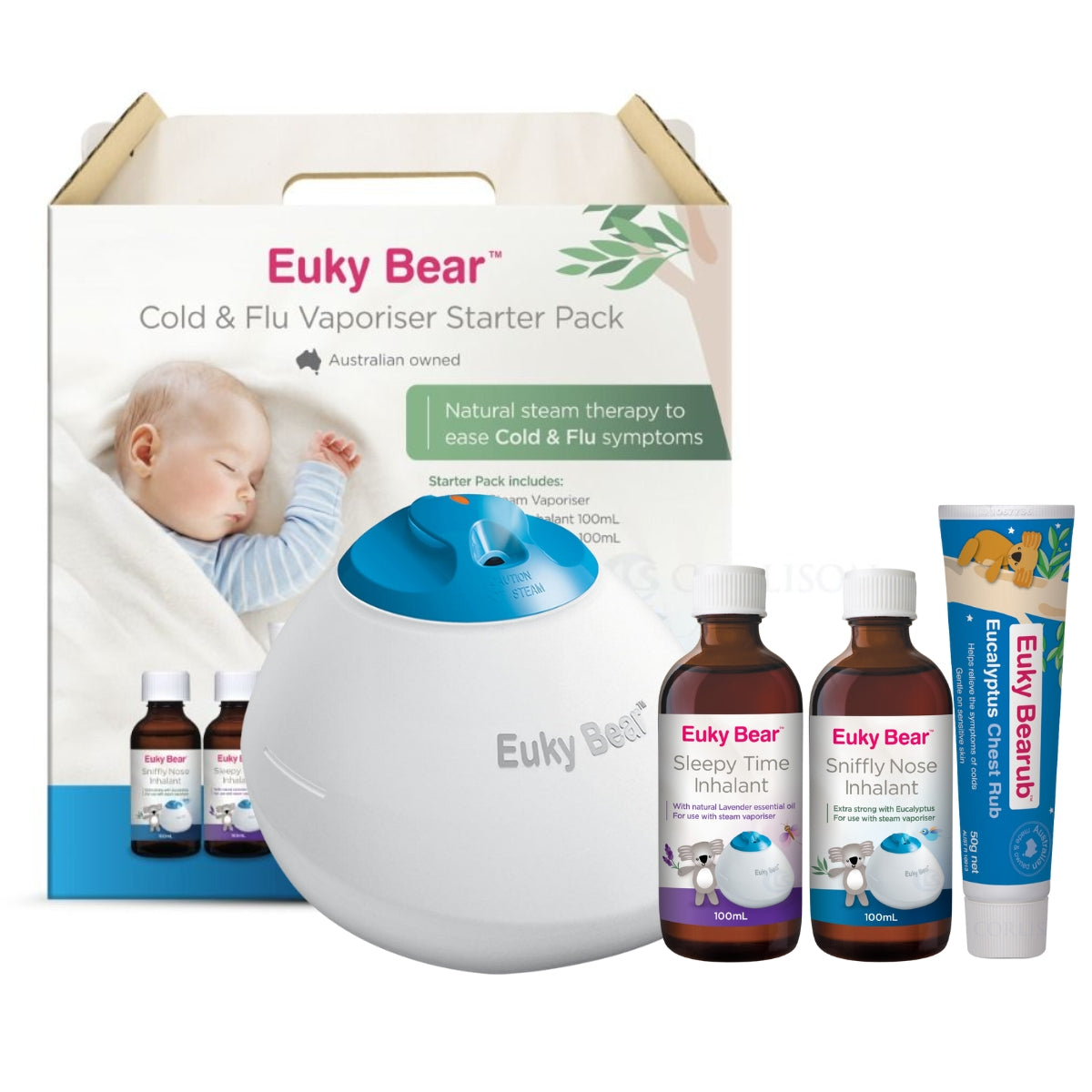 Euky Bear Steam Vaporiser Starter Pack - exp 08/26