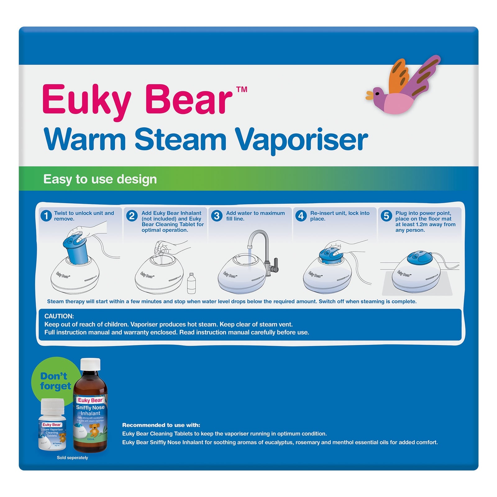 Euky Bear Warm Steam Vaporiser