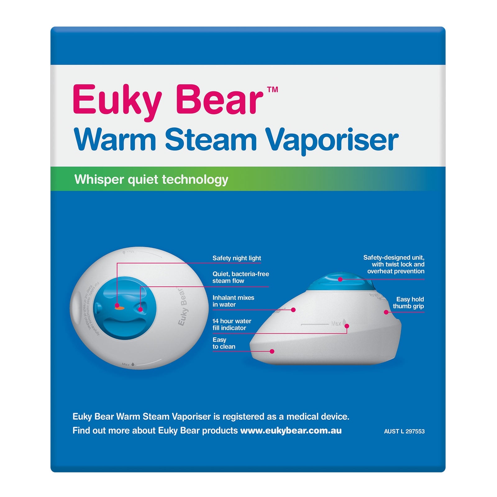 Euky Bear Warm Steam Vaporiser