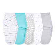 Aden Anais Essentials Swaddle Wrap Quick Change (5pk) , 0-3 months (2 Designs)