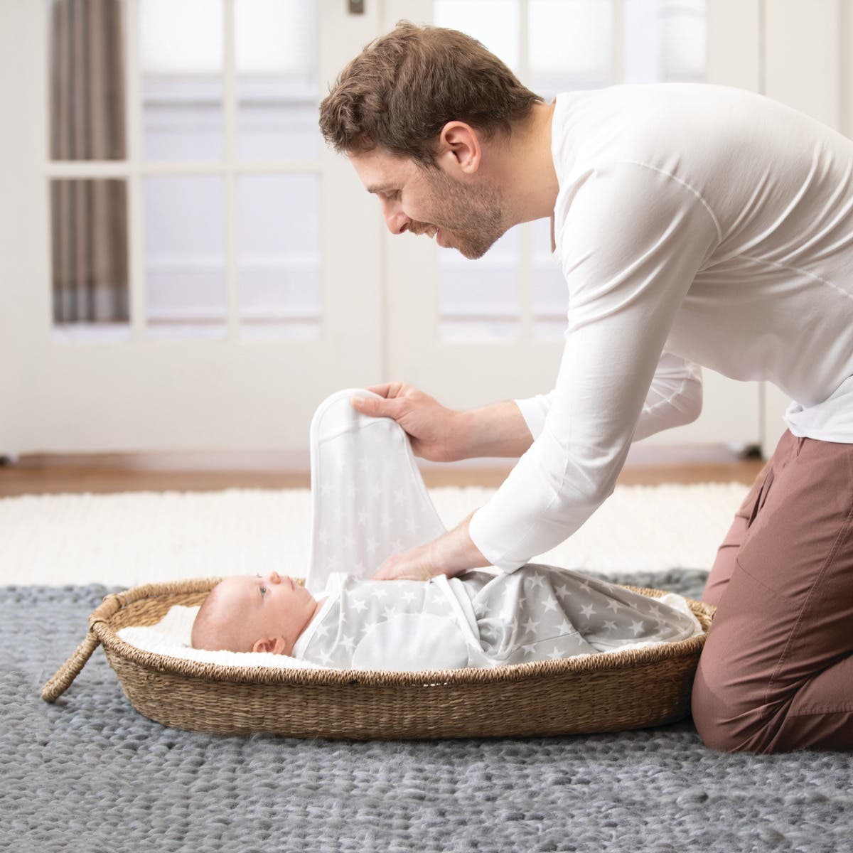 Aden Anais Essentials Swaddle Wrap Quick Change (5pk) , 0-3 months (2 Designs) - Pupsik Singapore
