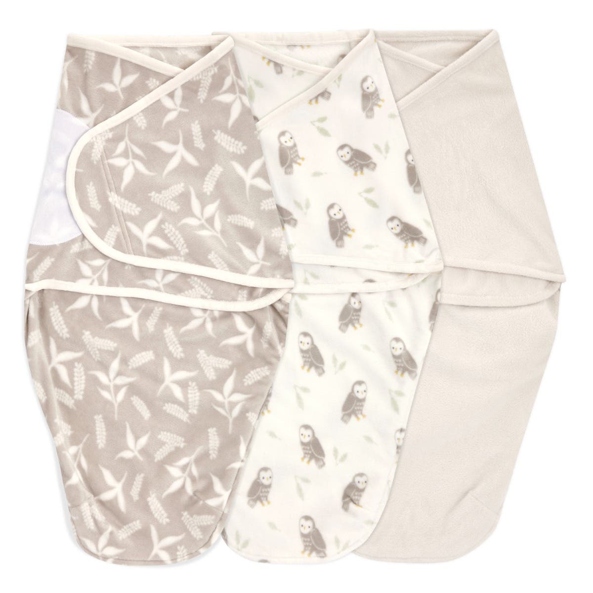 Aden Anais Essentials Minky Swaddle Wrap  (3pk) , 0-3 months (4 Designs) - Pupsik Singapore