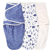 Aden Anais Essentials Minky Swaddle Wrap  (3pk) , 0-3 months (4 Designs)