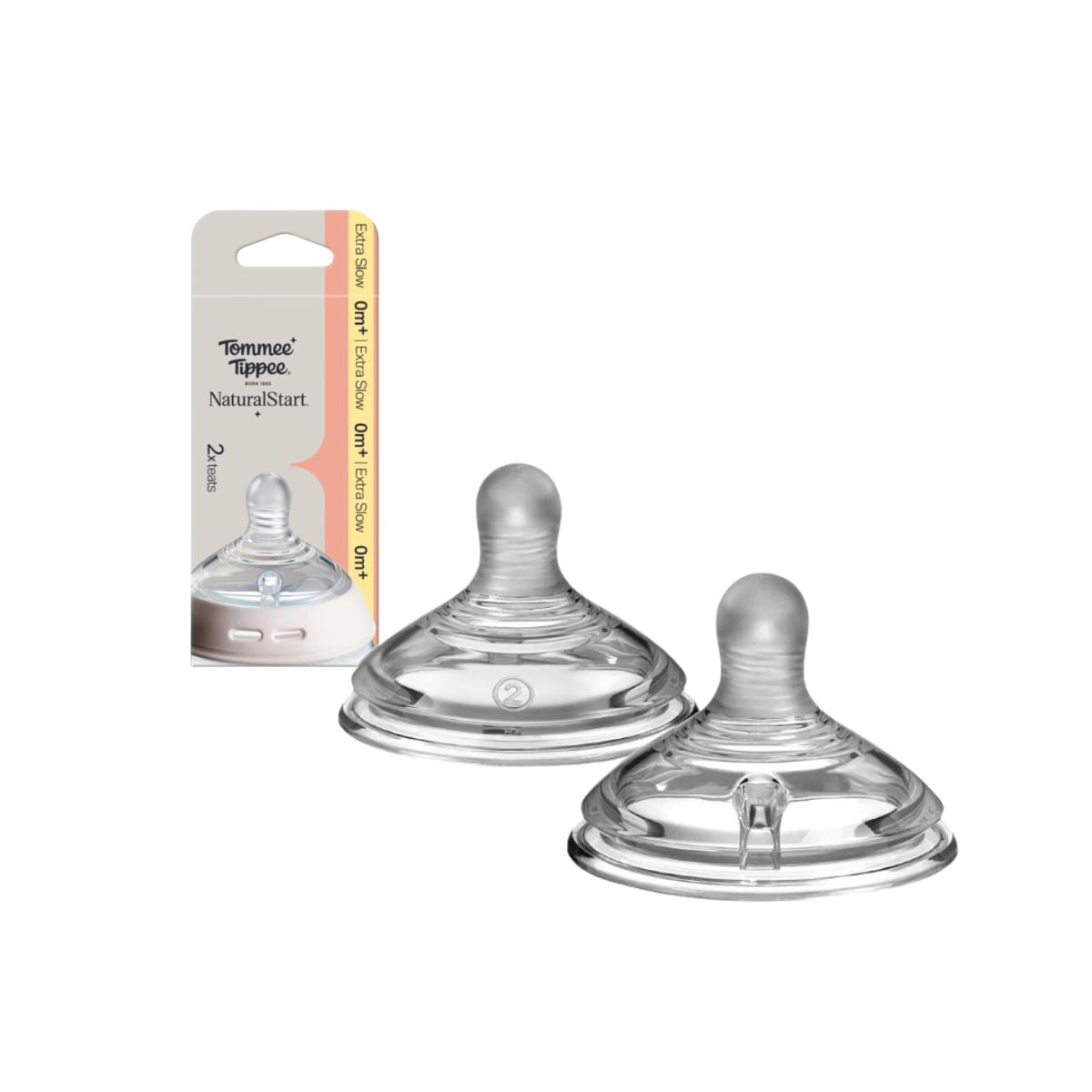 Tommee Tippee Natural Start Teats, 2pk (5 Sizes) - Pupsik Singapore