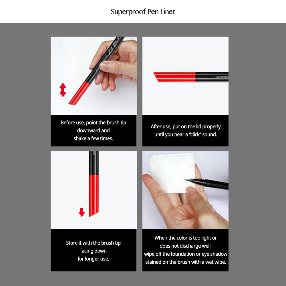 CLIO Superproof Pen Liner - Kill Black/Brown (3 Colors)