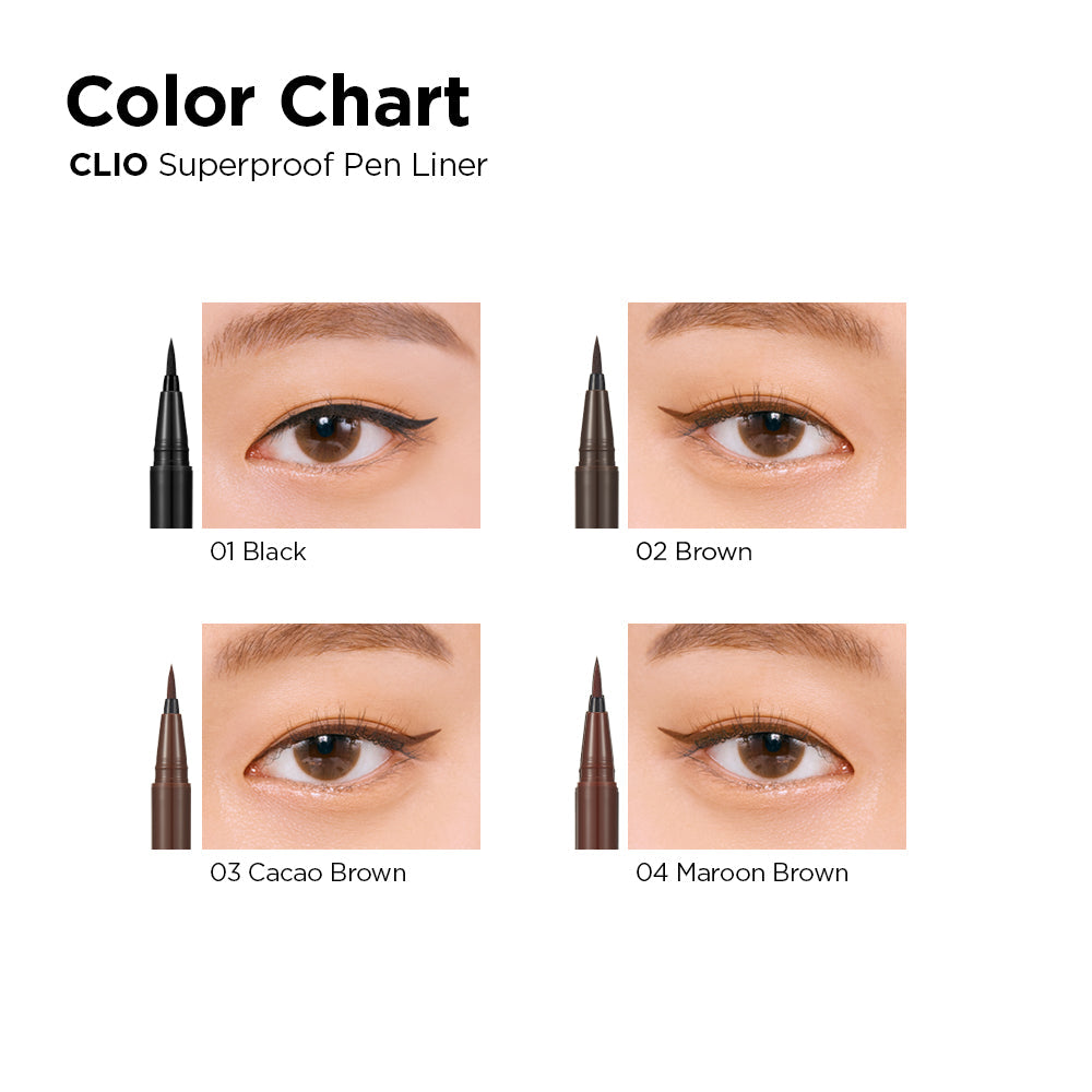 CLIO Superproof Pen Liner - Kill Black/Brown (3 Colors)