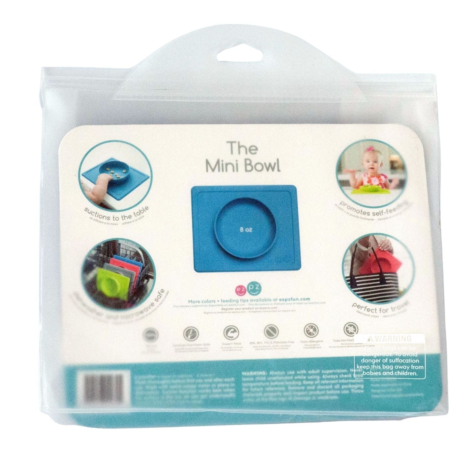 EzPz Mini Bowl (7 Colours) - Pupsik Singapore