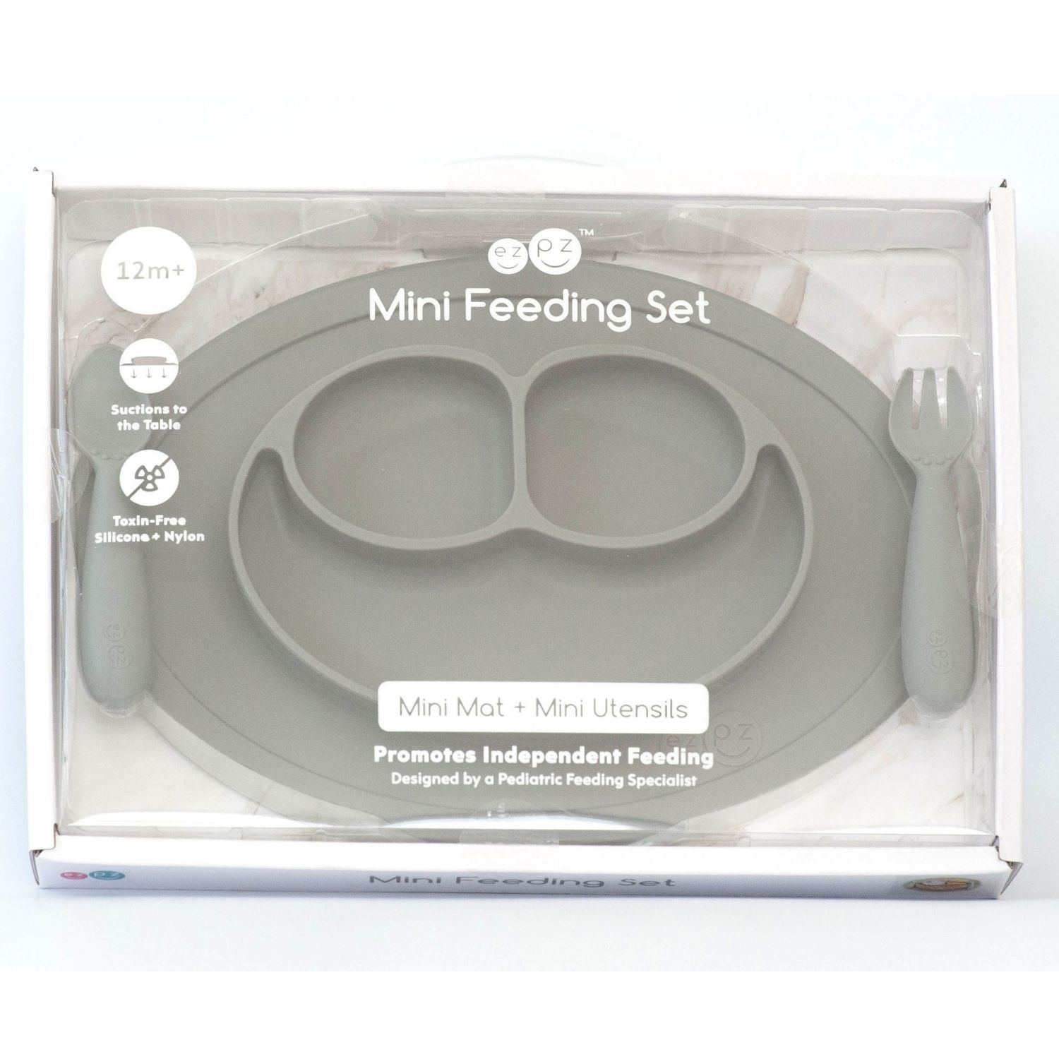 EzPz Mini Feeding Set (7 Colours) - Pupsik Singapore