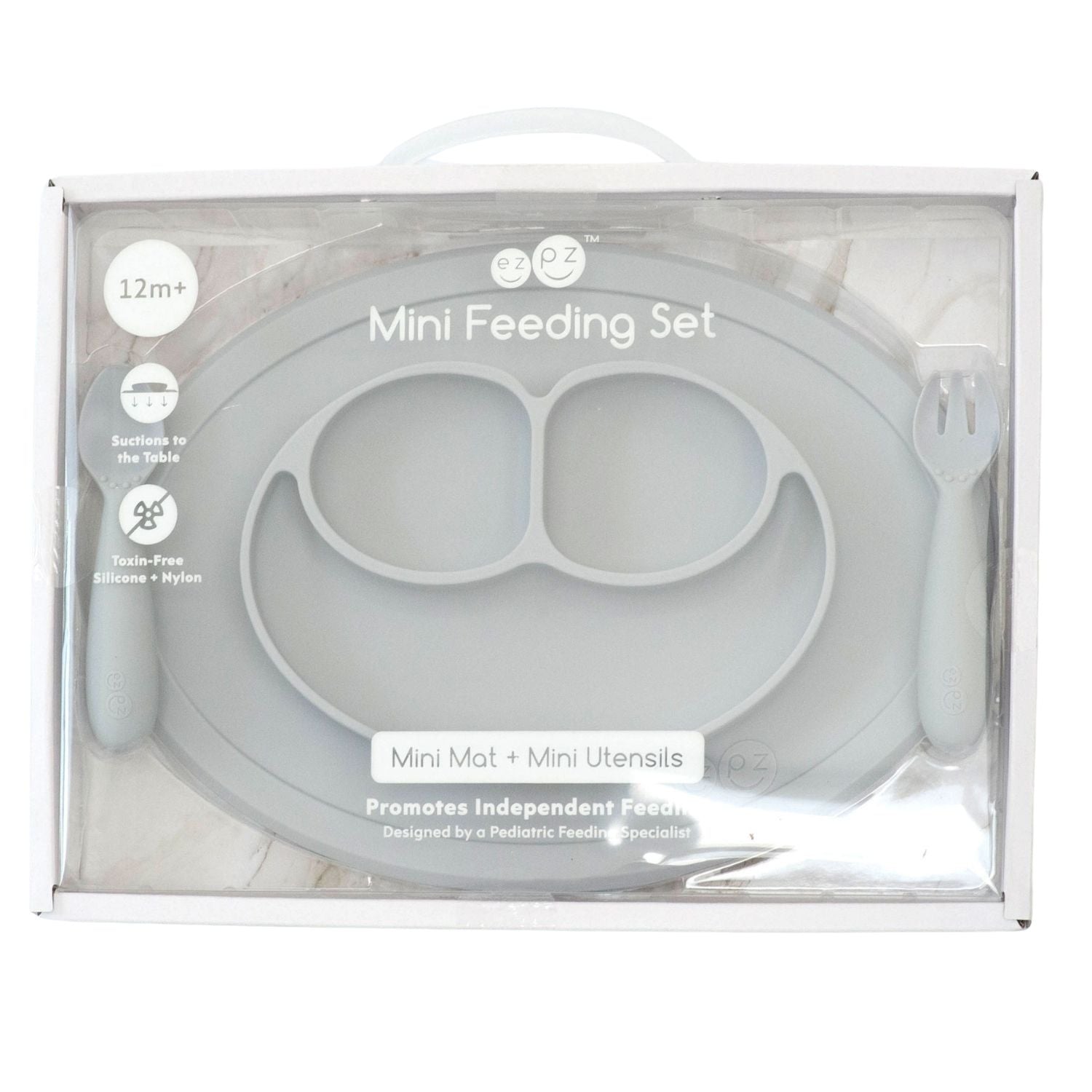 EzPz Mini Feeding Set (7 Colours) - Pupsik Singapore