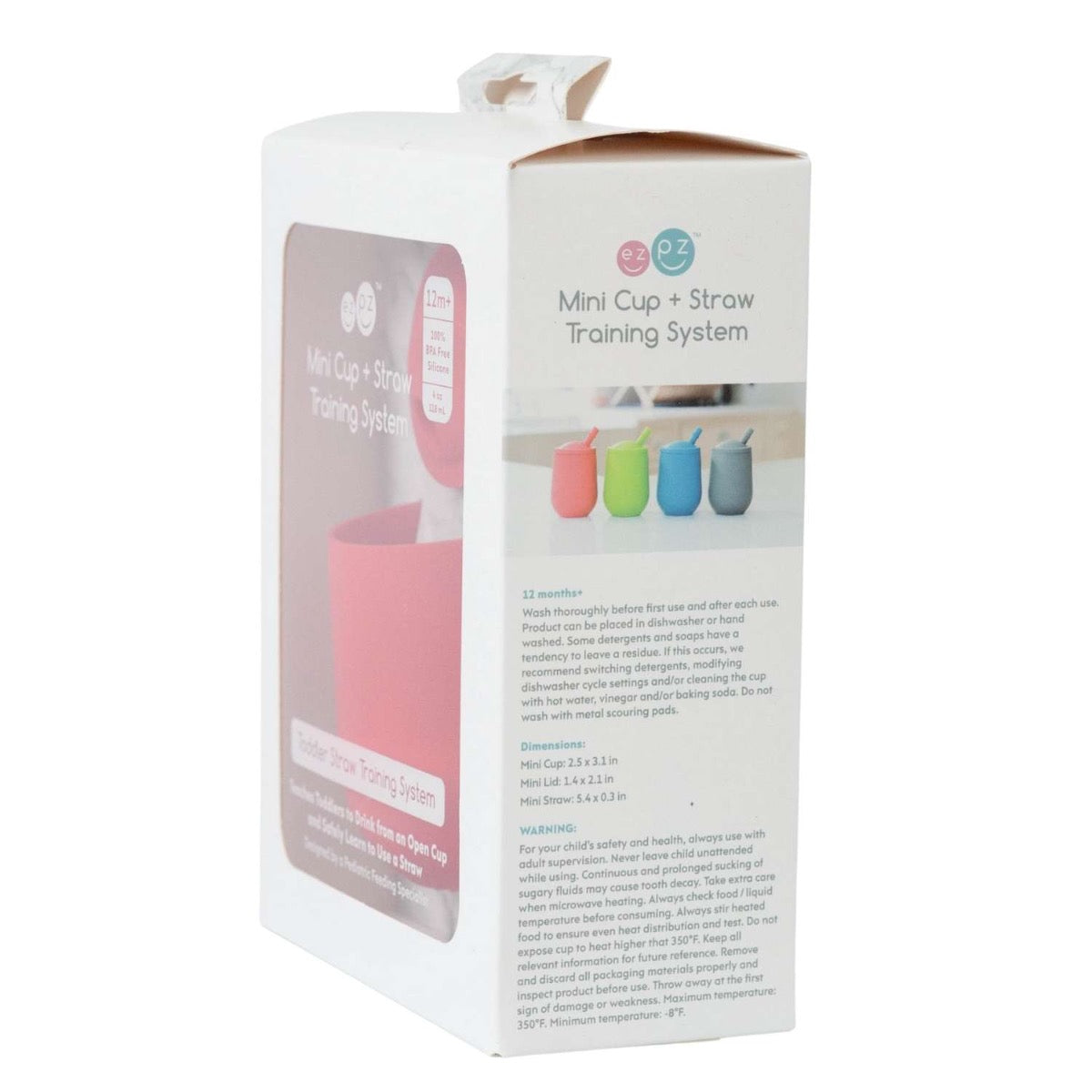EzPz Mini Cup + Straw Training System (3 Colors) - Pupsik Singapore
