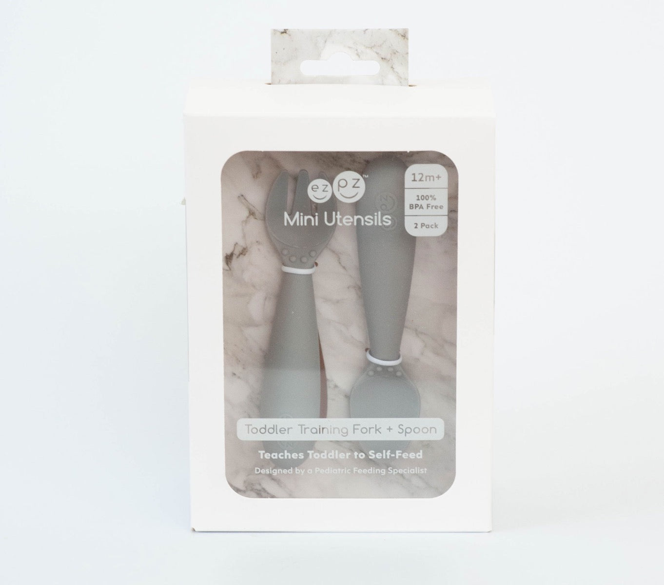 EzPz Mini Utensils for Baby (3 Colours) - Pupsik Singapore