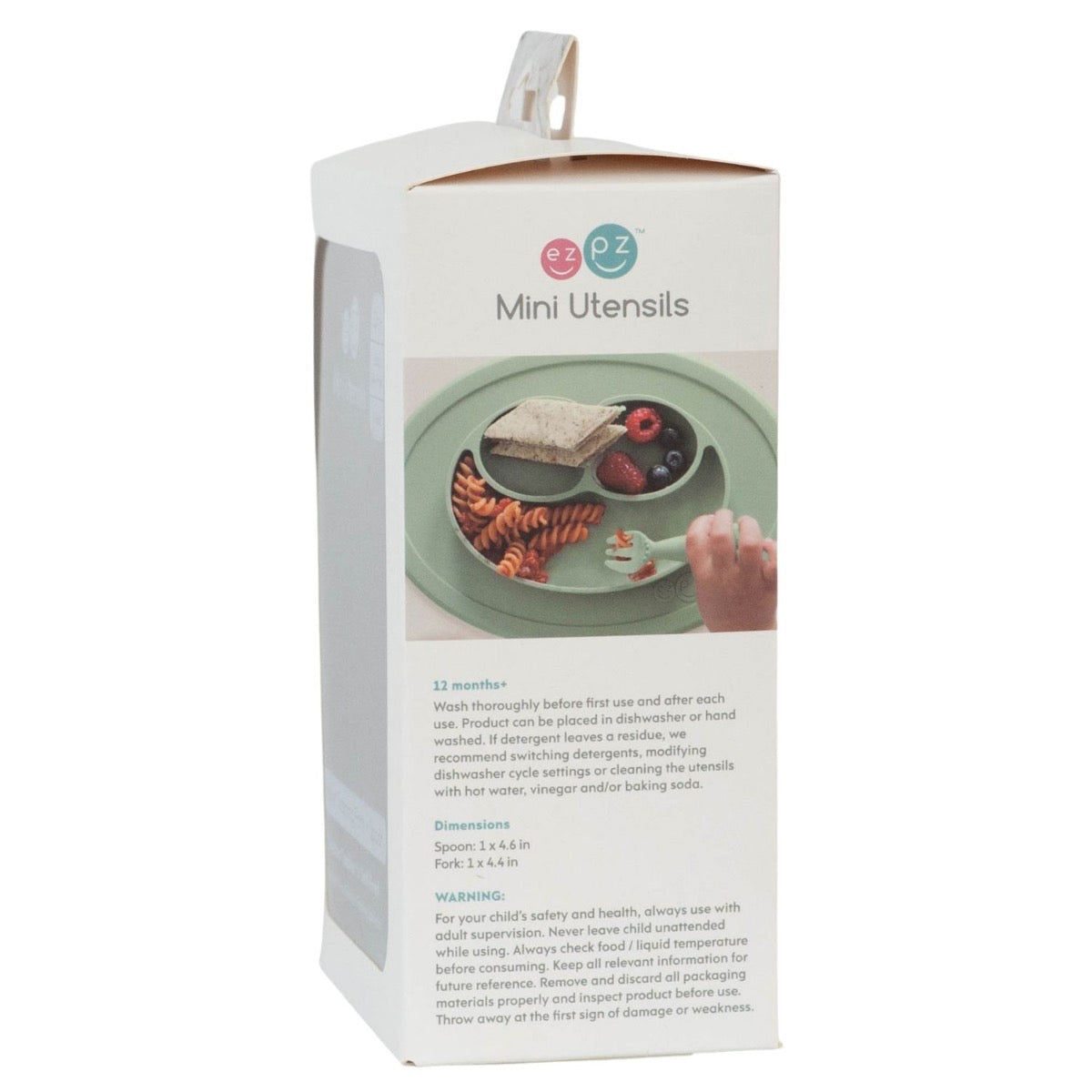 EzPz Mini Utensils for Baby (3 Colours) - Pupsik Singapore