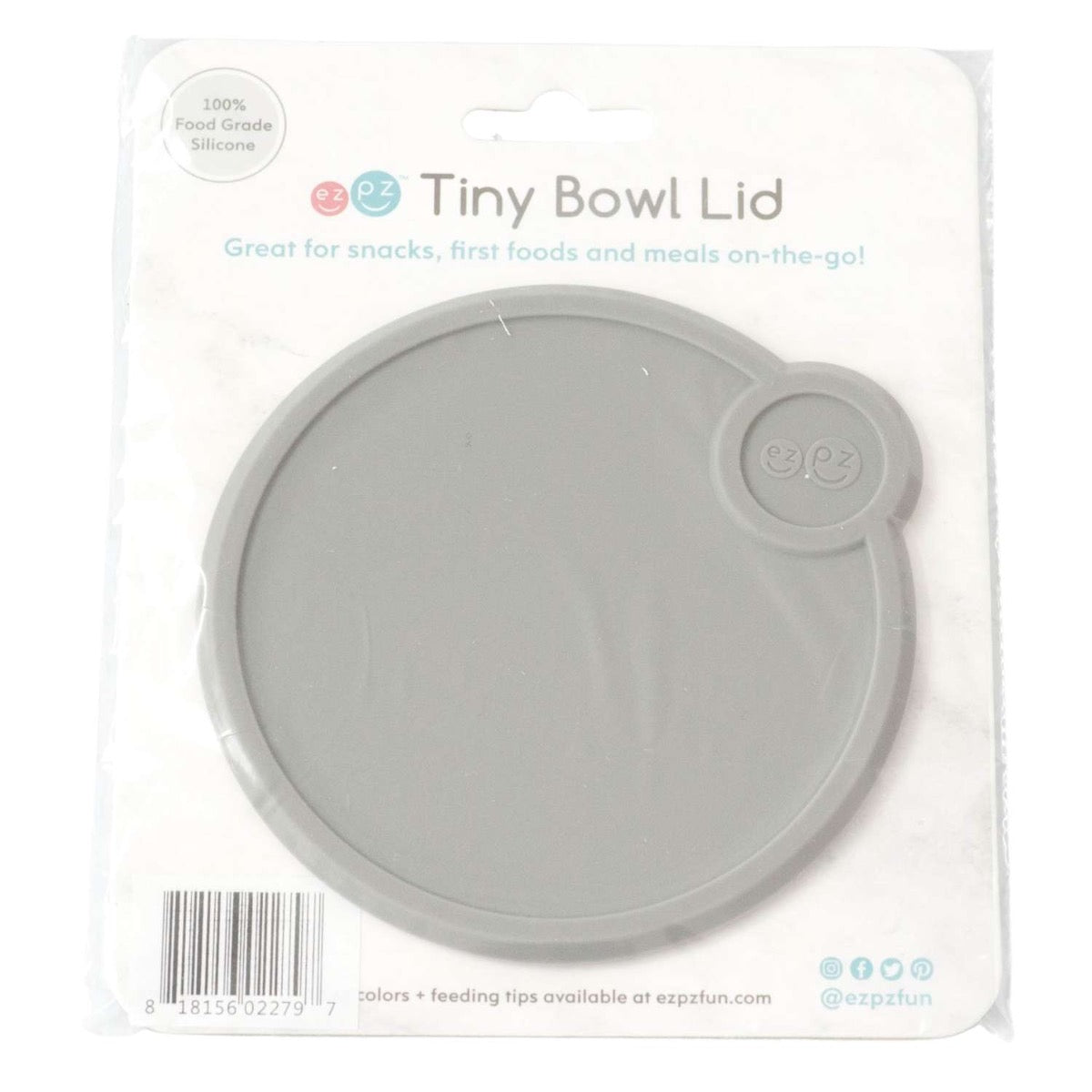 EzPz Tiny Bowl Lid (6 Colours) - Pupsik Singapore