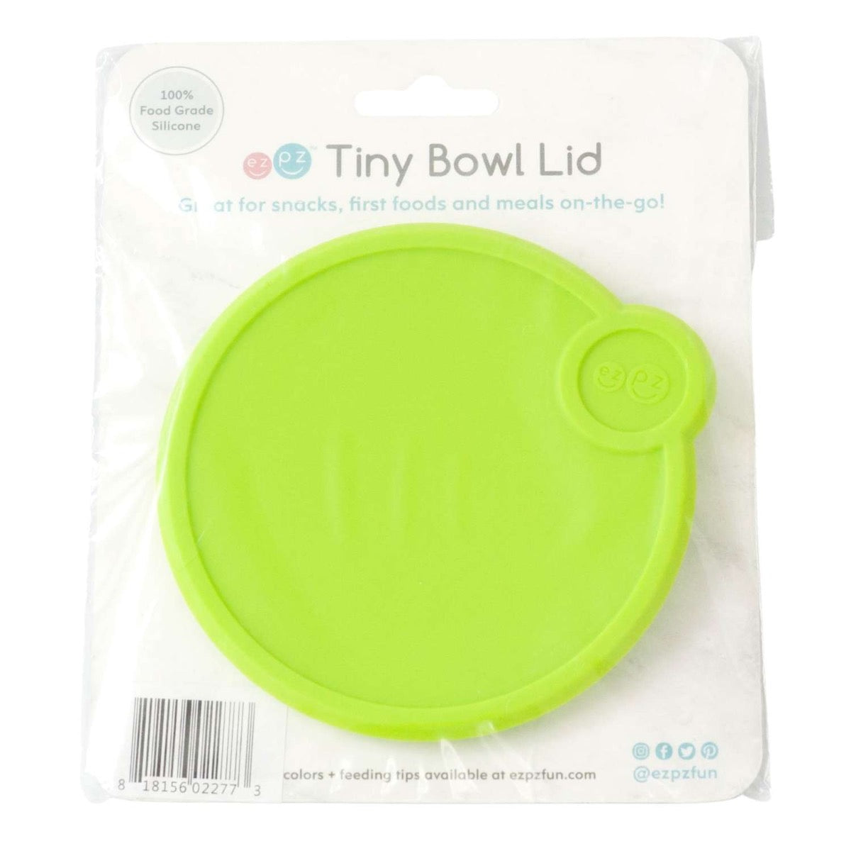 EzPz Tiny Bowl Lid (6 Colours) - Pupsik Singapore