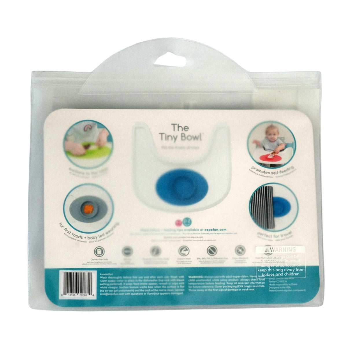 EzPz Tiny Bowl for Baby (6 Colours) - Pupsik Singapore