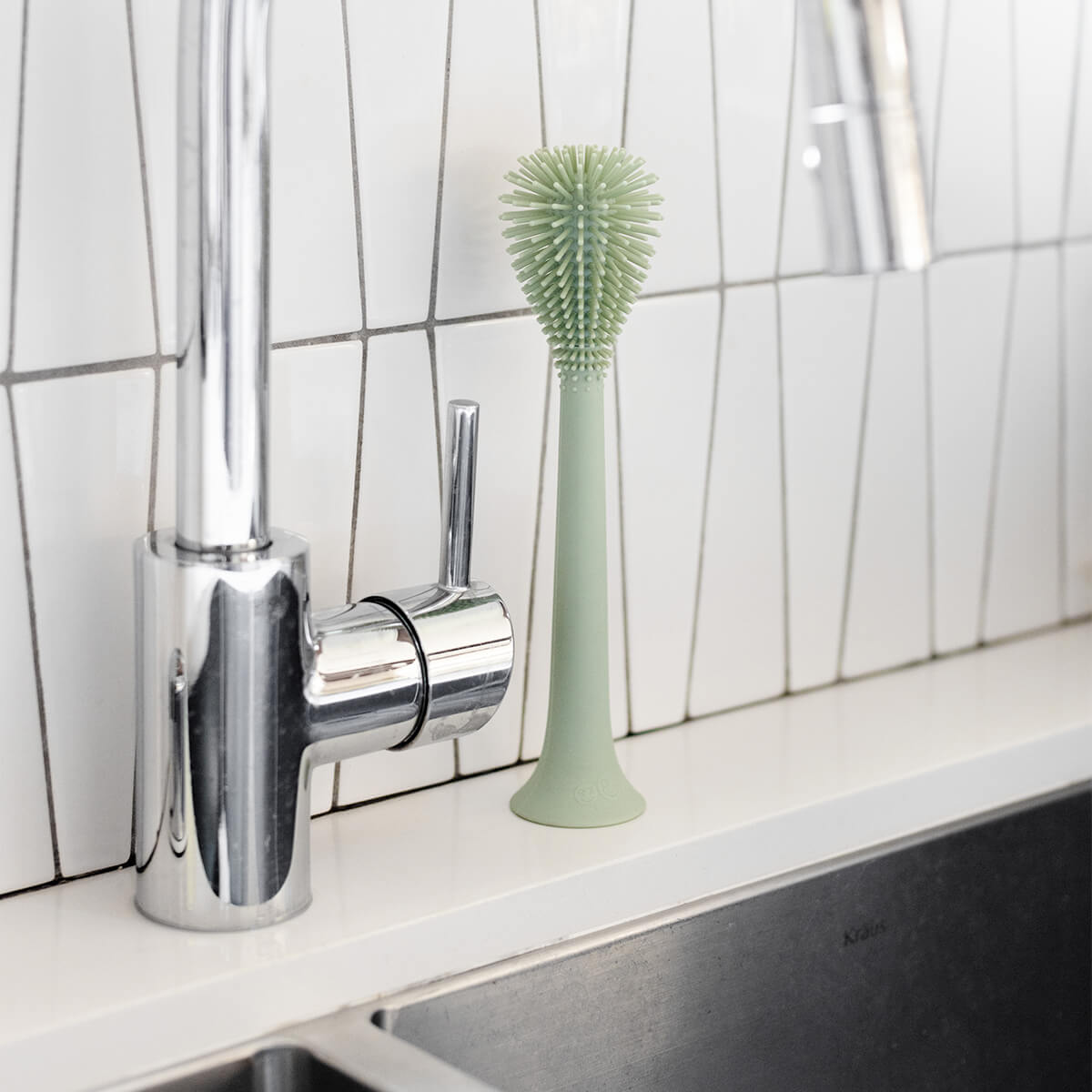 EzPz Silicone Bottle Brush (2 Colours) - Pupsik Singapore