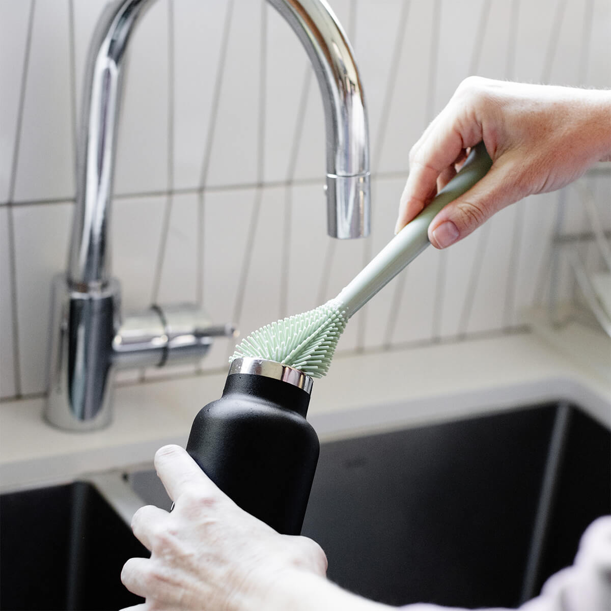 EzPz Silicone Bottle Brush (2 Colours) - Pupsik Singapore