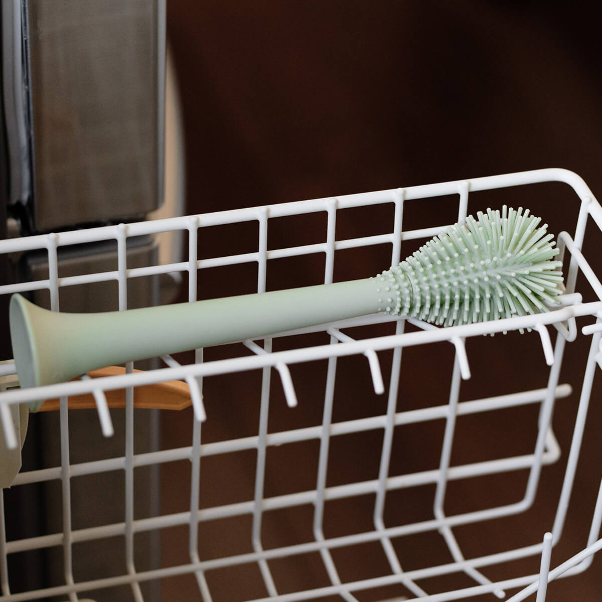 EzPz Silicone Bottle Brush (2 Colours) - Pupsik Singapore