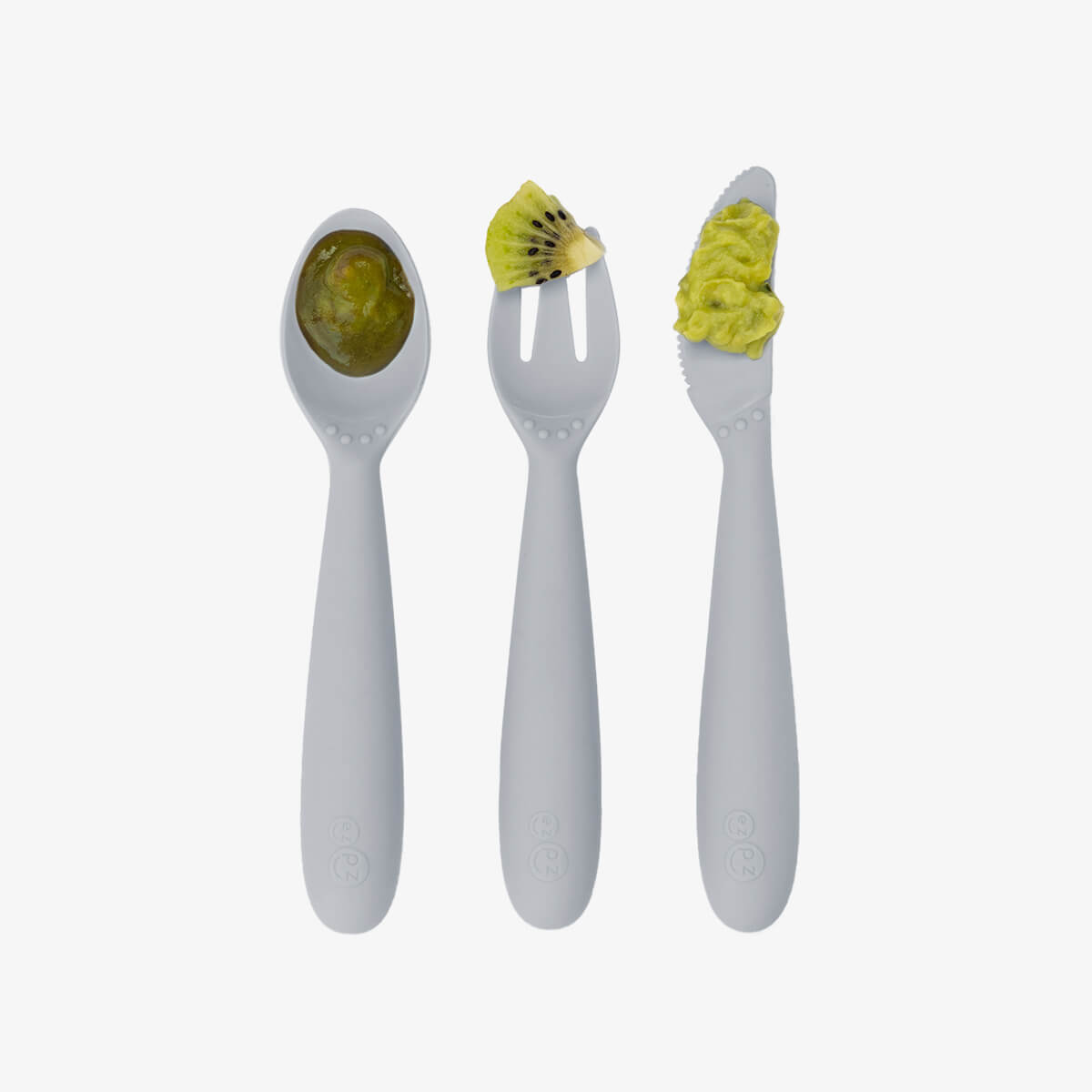 EzPz Happy Utensils (7 Colours) - Pupsik Singapore