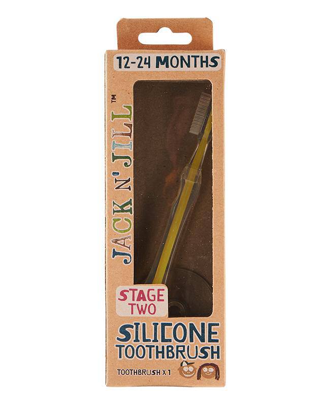 Jack N' Jill Silicone Baby Toothbrush (12-24m)