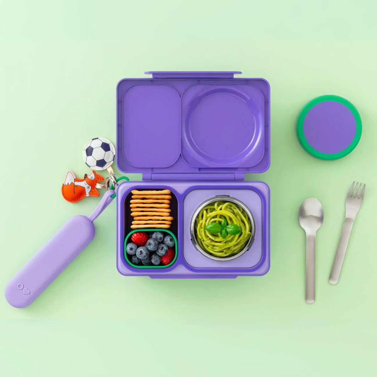 OmieBox UP Pod & Utensil Set (4 Colors)