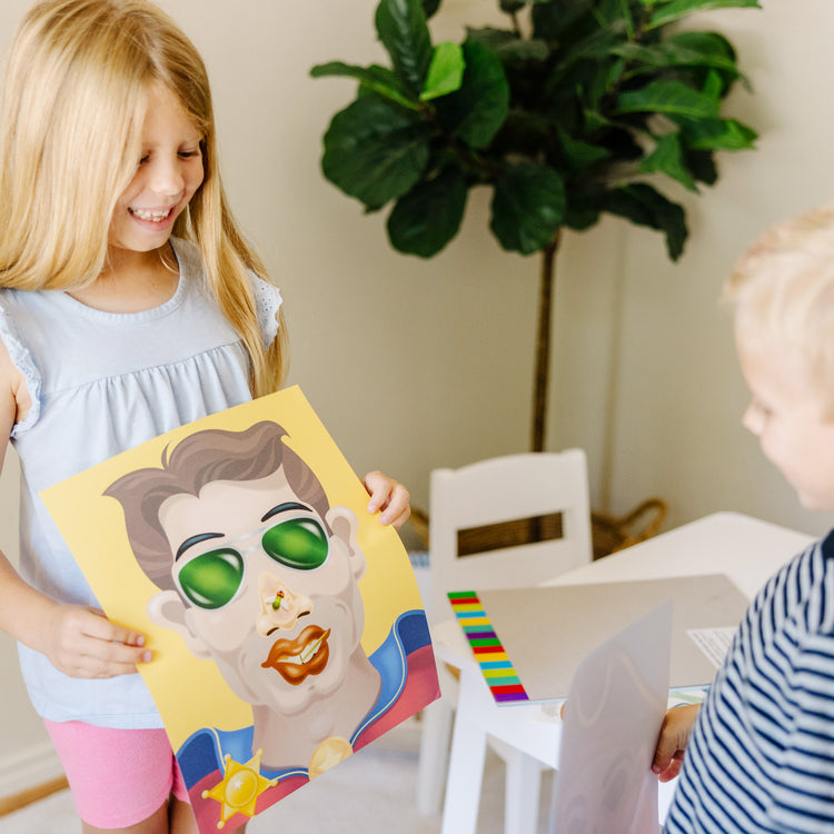 Melissa & Doug Make-a-Face Crazy Characters Sticker Pad