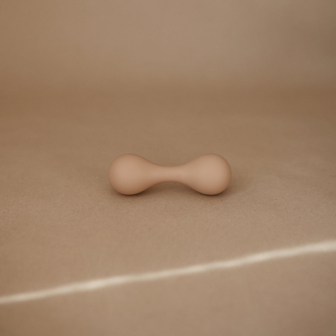 Mushie Silicone Baby Rattle Toy (3 Colors)