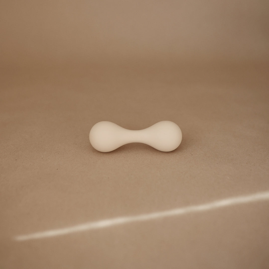 Mushie Silicone Baby Rattle Toy (3 Colors)