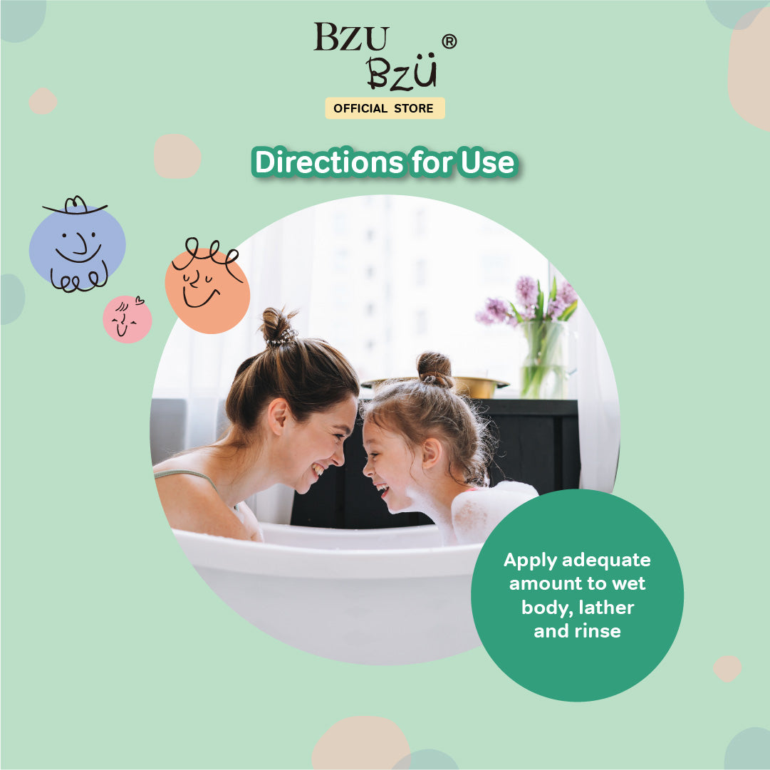 BZU BZU Family Antibacterial Shower Cream, 800ml (Exp 03/27)